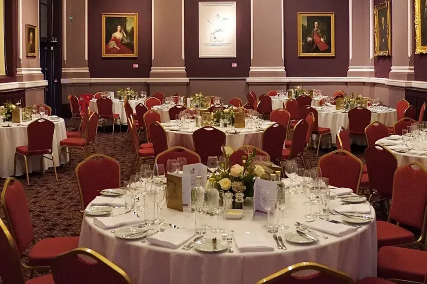 RCPI Corrigan gala dinner set up